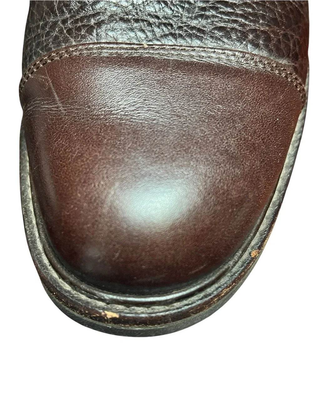 Mephisto Melchior Goodyear Welt Cap Toe Derby Dress Shoes Dark Brown Leather 10